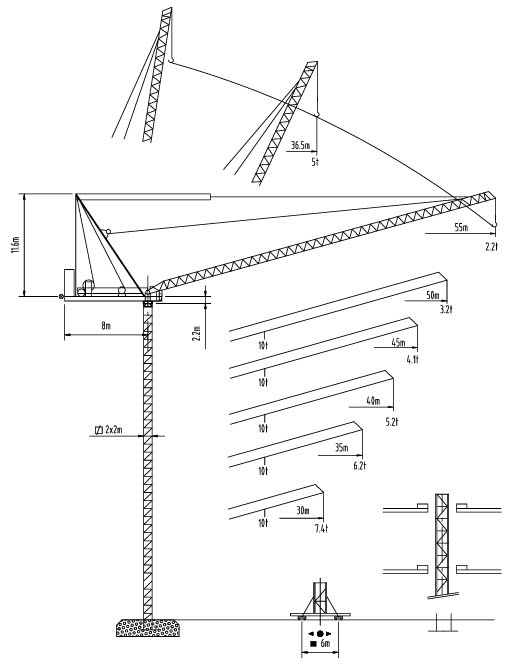 Cần Trục Tháp CTL165