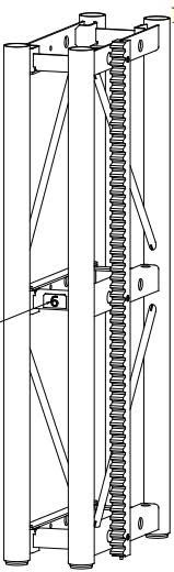 Khung thân của vận thăng SC Khung thân của vận thăng SC