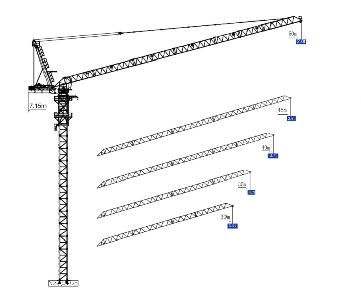 CẨU THÁP XGTL160 CẨU THÁP XGTL160
